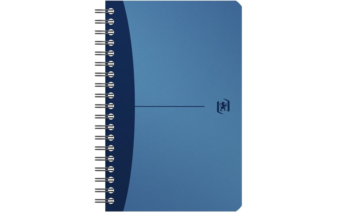 Elba Collegeblock Urban Mix, Spiralbindung, 90 Blatt, 90 g/m² – farbig sortiert (blau, grün, rot, lila)