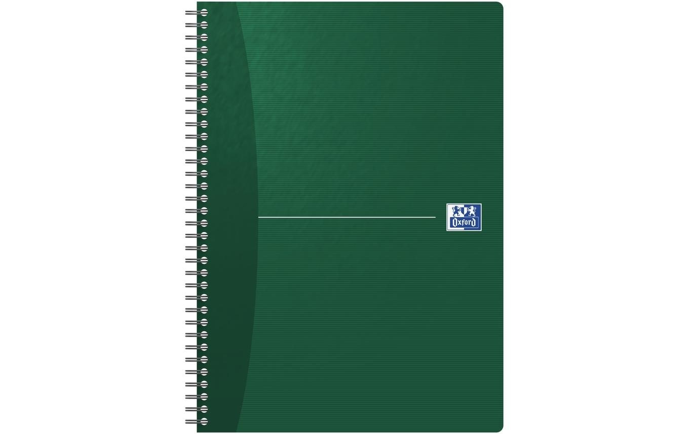 Elba Collegeblock – A4 – kariert 5 mm – 90 Seiten – 90 g/m² – Spiralbindung, mehrfarbig, 5 Stück