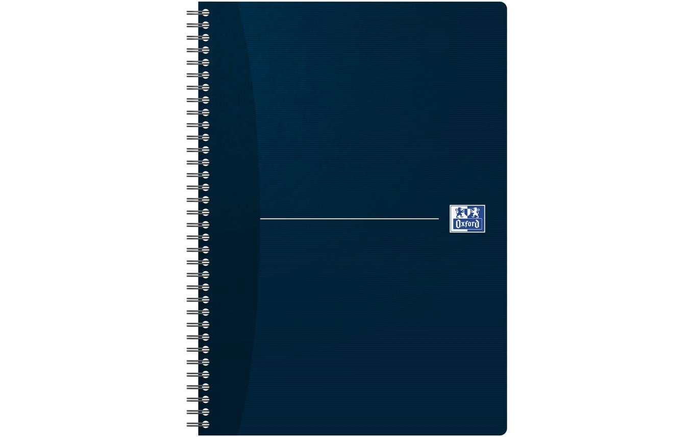 Elba Collegeblock – A4 – kariert 5 mm – 90 Seiten – 90 g/m² – Spiralbindung, mehrfarbig, 5 Stück