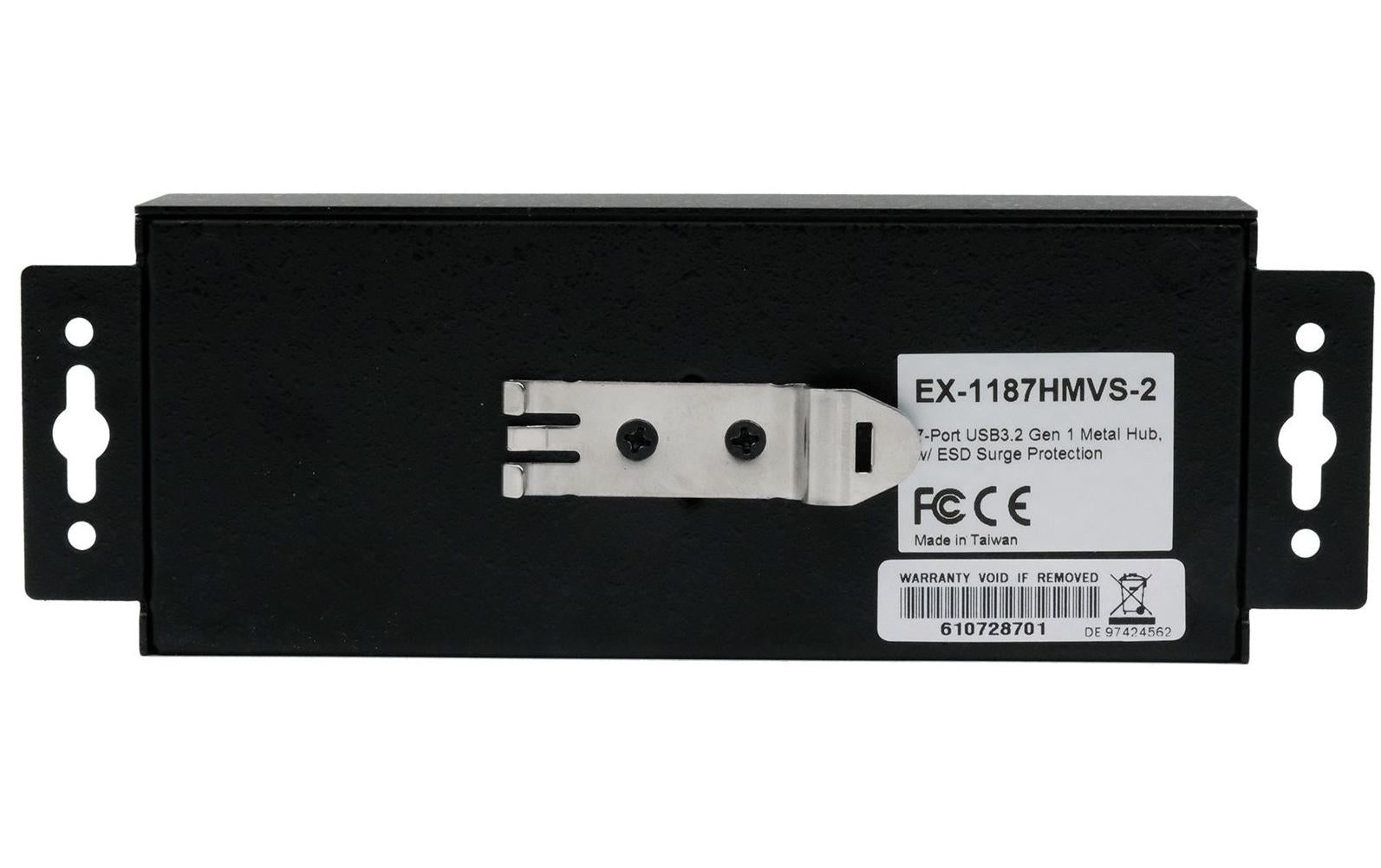 EXSYS EX-1187HMVS-2 USB-Hub – USB-B, 7× USB-A
