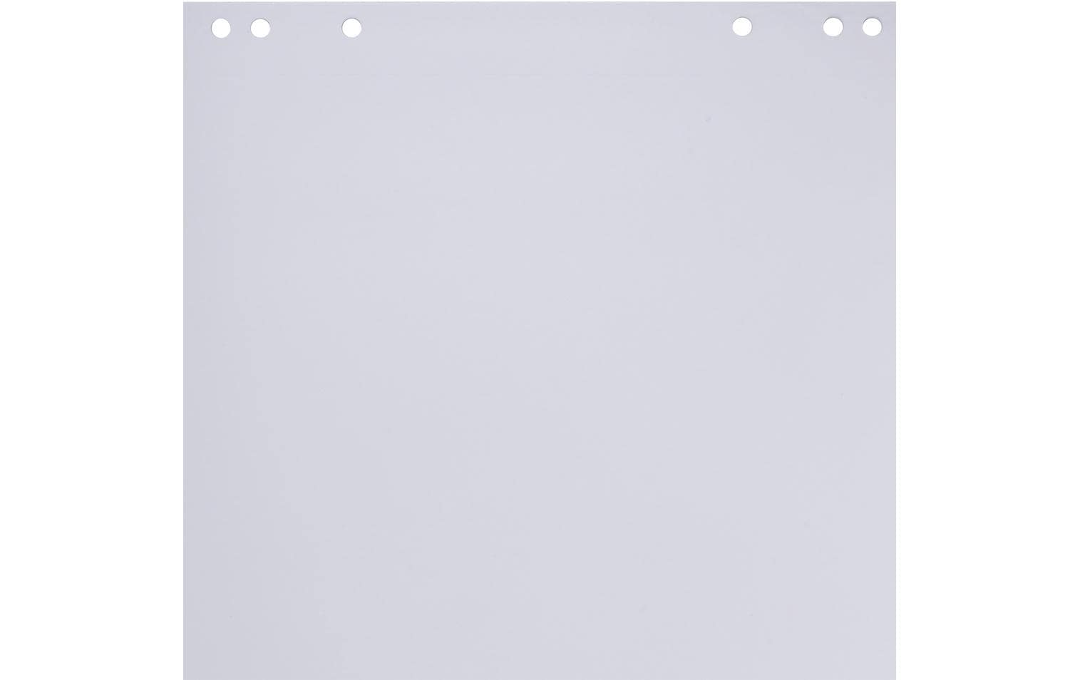 Landré Flipchart-Block – 68 × 98 cm, 20 Blatt/Block, 5 Blöcke, blanko, weiss, Papier