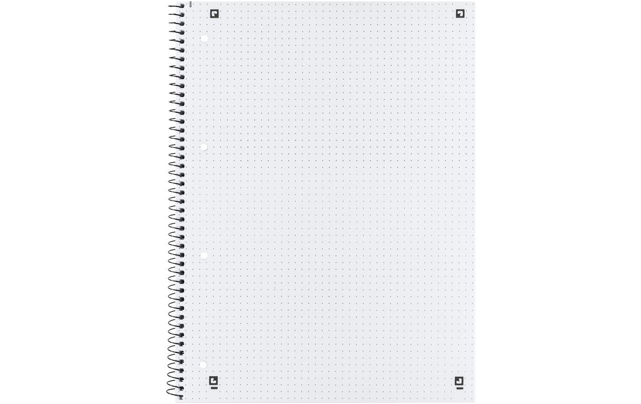 Oxford Collegeblock – 220 × 295 mm – Hardcover, mikroperforiert, Ausreisshilfe, blau/grün, EU Ecolabel