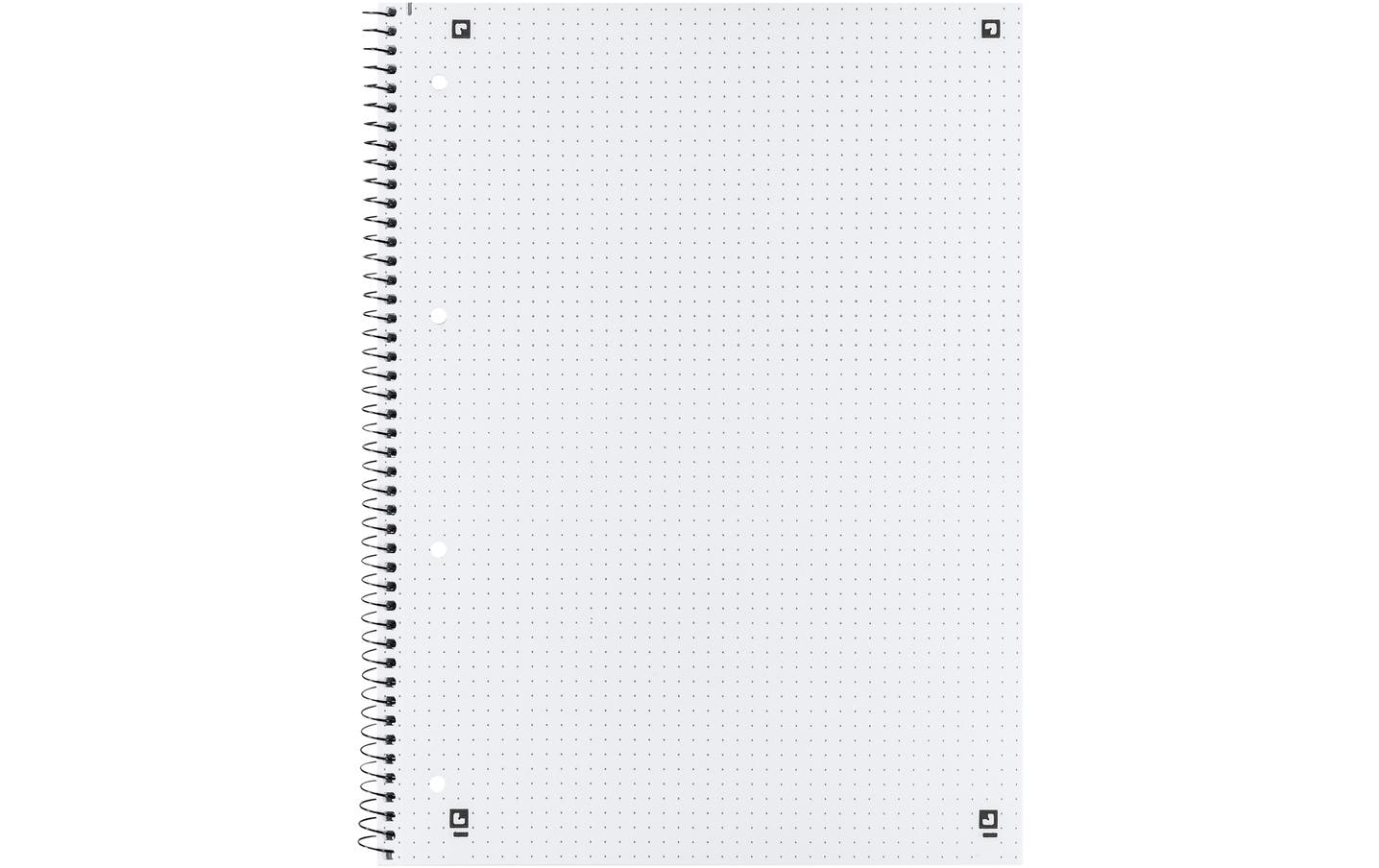 Oxford Collegeblock – 220 × 295 mm – Hardcover, mikroperforiert, Ausreisshilfe, blau/grün, EU Ecolabel