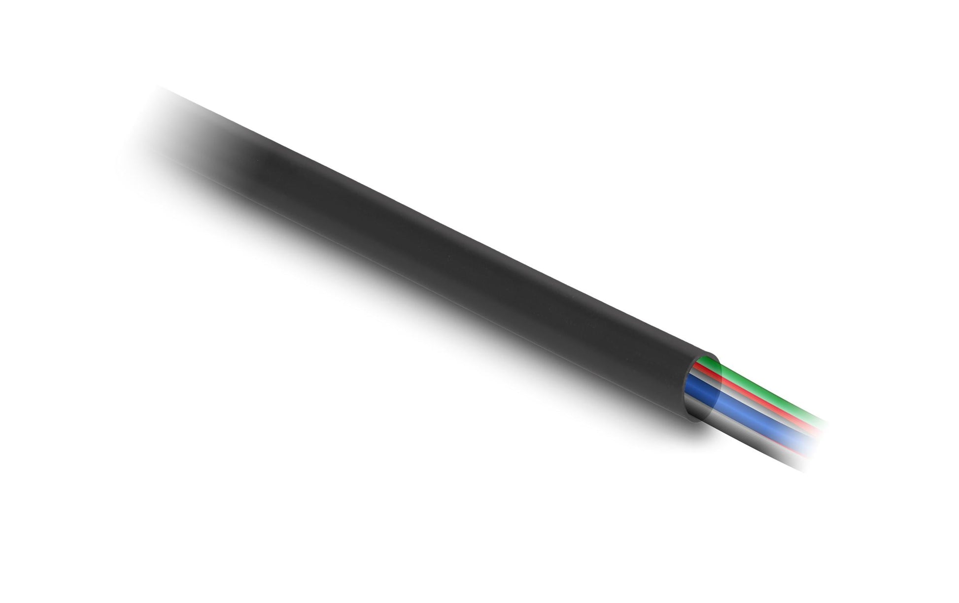 DeLOCK Kabelschlauch, Ø 10 mm × 3 m, elastisch, VW-1 – schwarz
