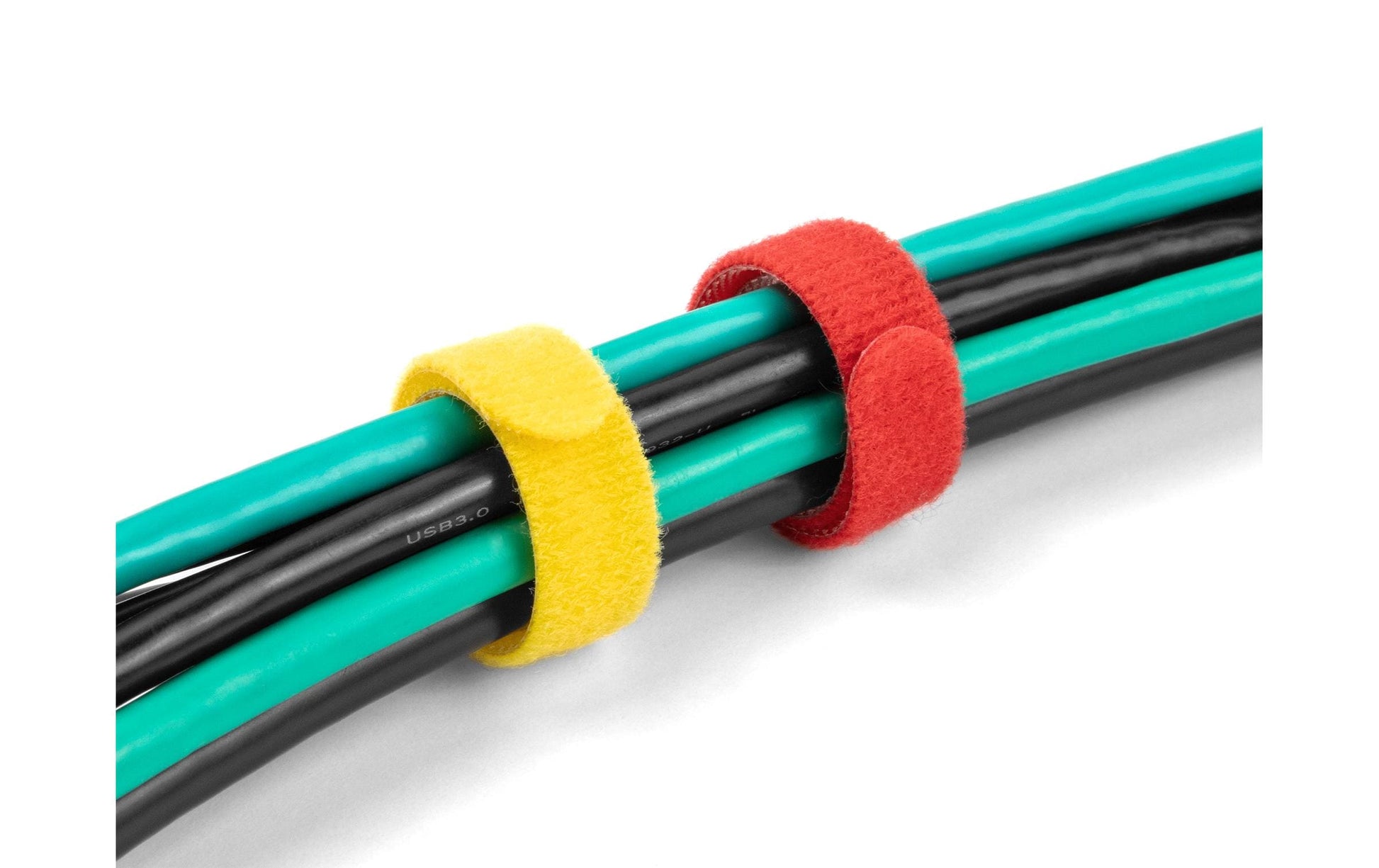 DeLOCK Klettkabelbinder, 12×150 mm, 10er-Pack, mehrfarbig