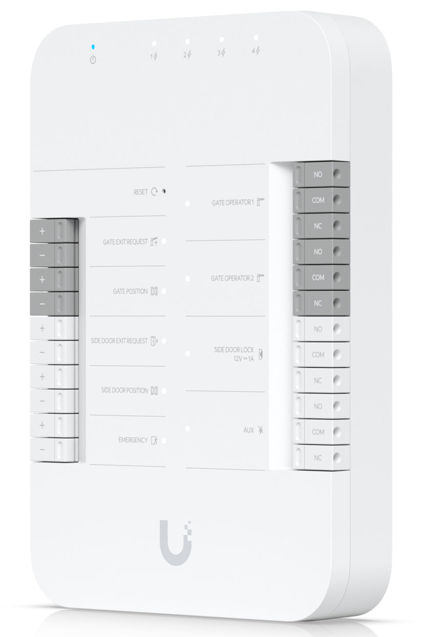 Ubiquiti UniFi Access Hub UA-HUB-GATE – für Reader und Intercom, 175 × 26 × 126 mm, weiss