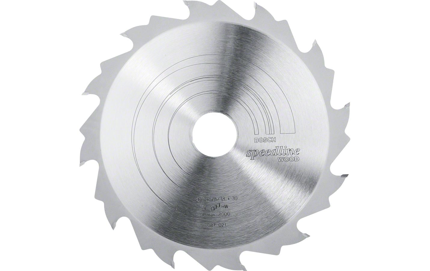Bosch Professionelles Speedline Wood Kreissägeblatt 190 mm, 12 Zähne – für Holz – 1 Stück – für Bosch
