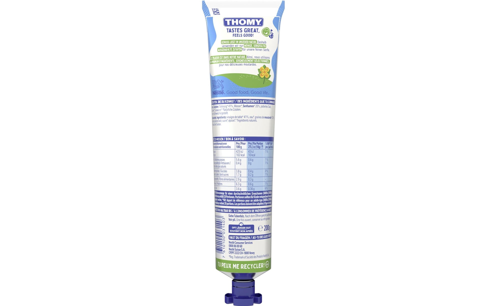 THOMY Milder Senf – 200 g