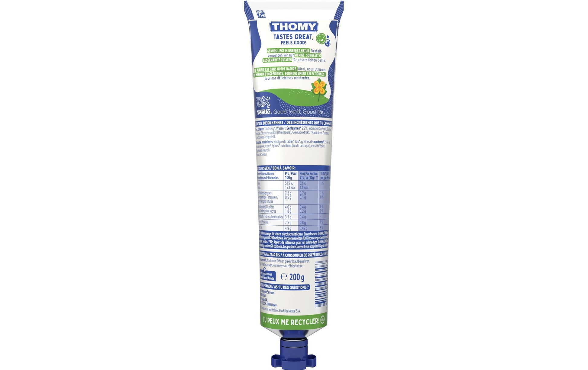 THOMY Senf mittelscharf – 200 g