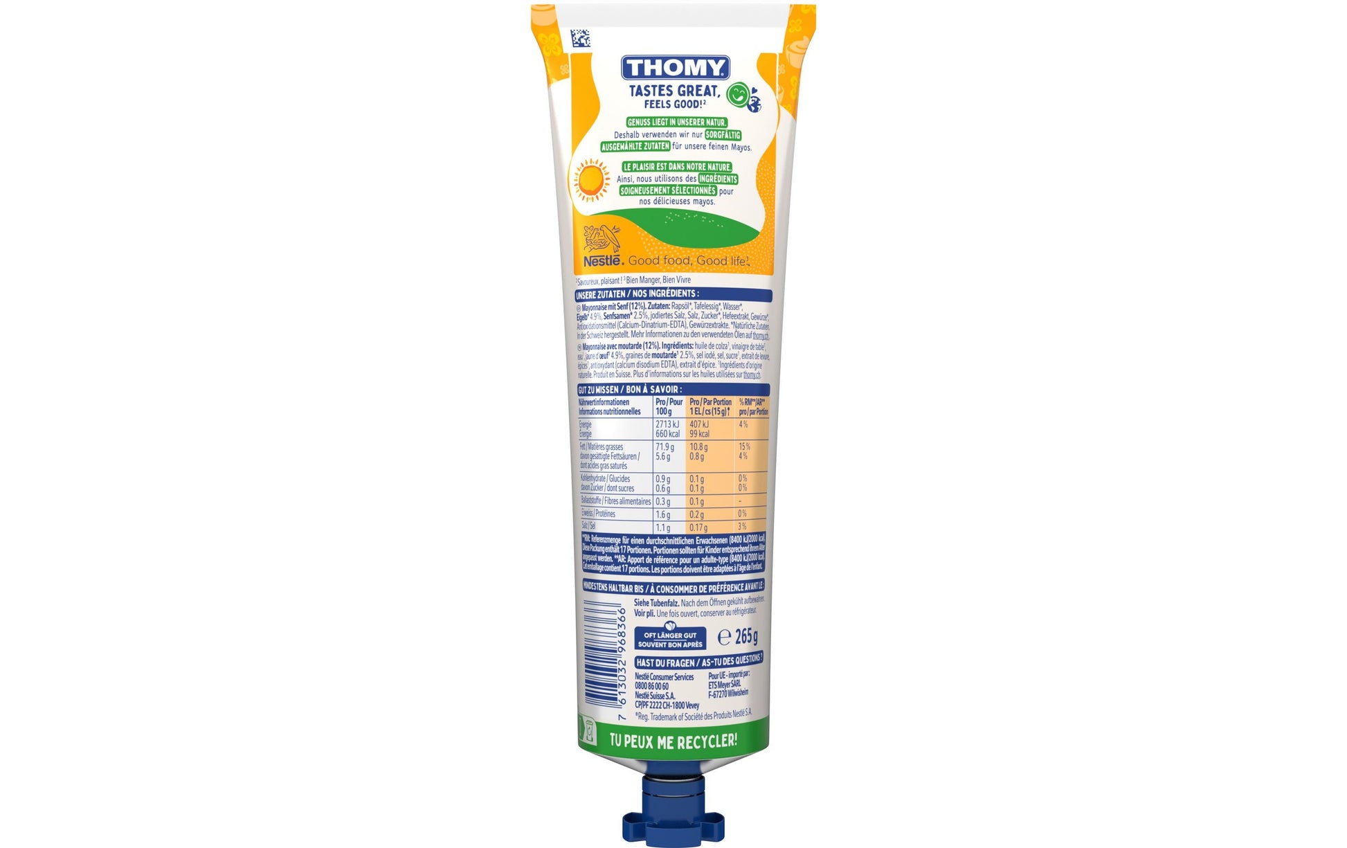 THOMY Mayonnaise mit Senf – 265 g