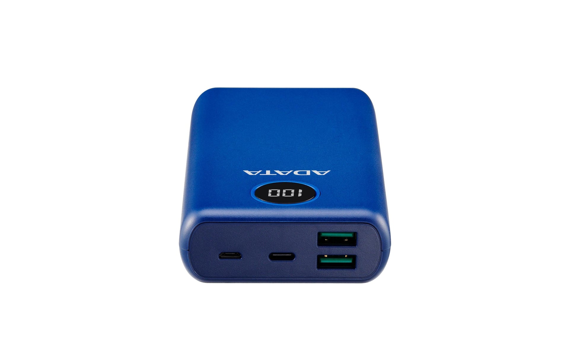 ADATA Powerbank 20000 mAh, PD 18 W, 2× USB-A, 2× USB-C, Blau