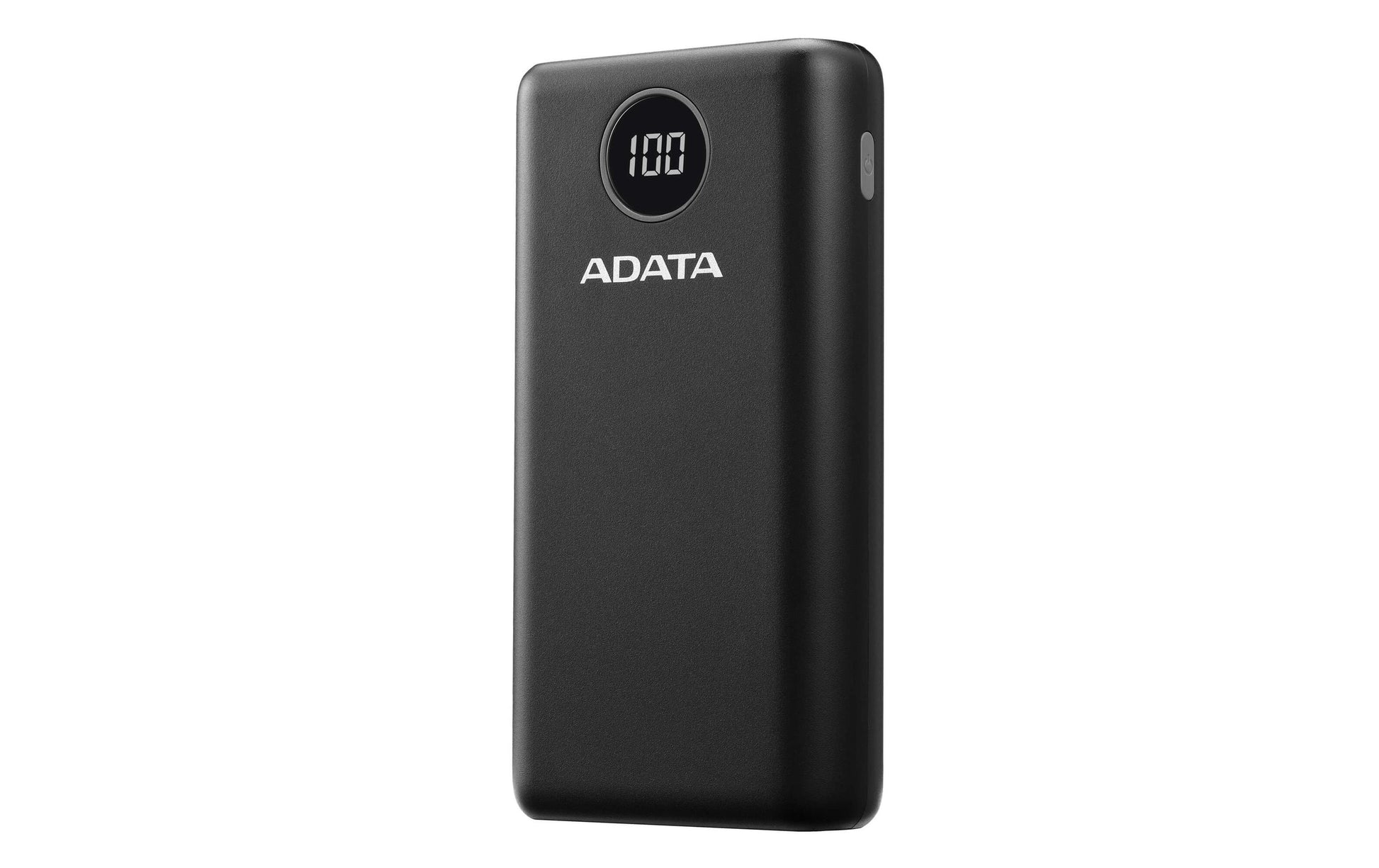 ADATA Powerbank 20000 mAh, PD 18 W, 2× USB-A, 1× USB-C, für Smartphones, Schwarz