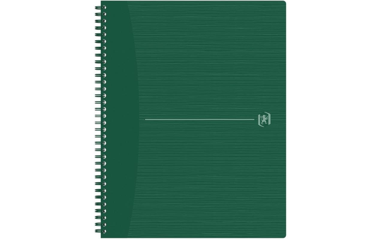 Elba Spiralheft A4+, kariert, 70 Blatt, mikroperforiert, 90 g/m² – grün, für SCRIBZEE App