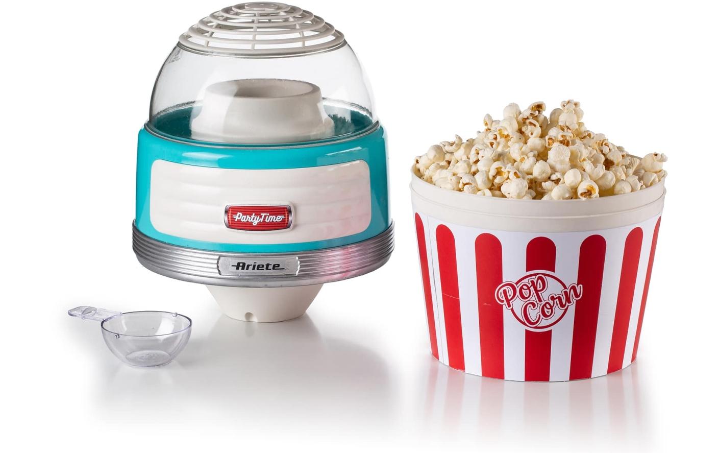Ariete Popcorn-Maschine ARI-2957-BL – 1100 W – blau/rot/weiss