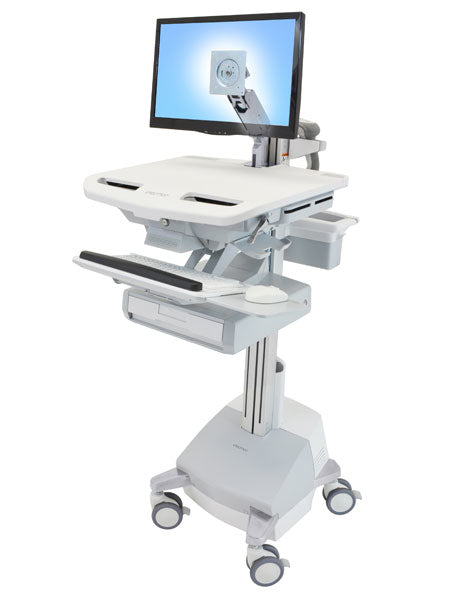 Ergotron StyleView IT-/Medizin-Fahrwagen – mit LCD-Arm