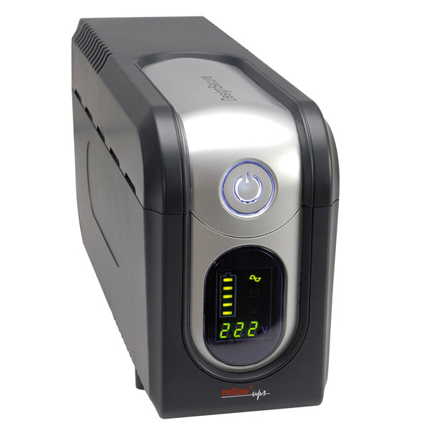 ROLINE DesignSecure 625 USV 0,625 kVA/375 W Line-Interaktiv – Tower – C13×5, Eingang IEC C14