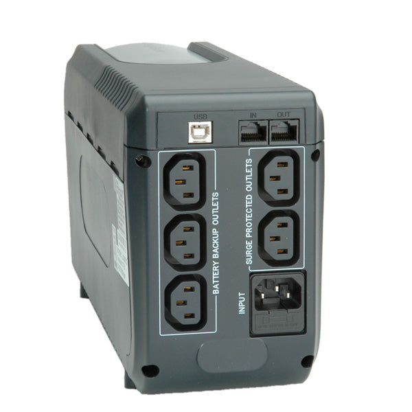 ROLINE DesignSecure 625 USV 0,625 kVA/375 W Line-Interaktiv – Tower – C13×5, Eingang IEC C14
