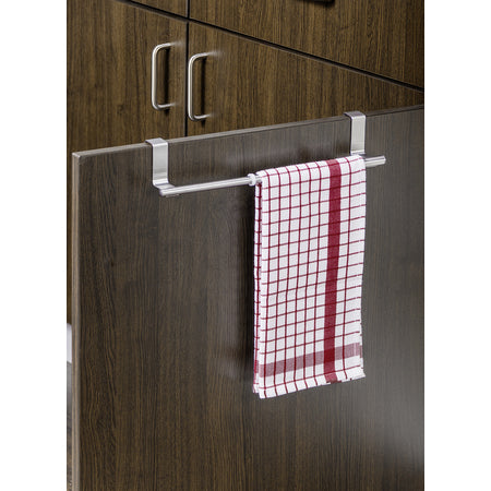 Wenko Handtuchhalter Teleskop – 35×4×7 cm, EVA/Edelstahl, Haken, Silber matt