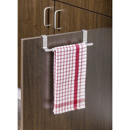 Wenko Handtuchhalter Teleskop – 35×4×7 cm, EVA/Edelstahl, Haken, Silber matt