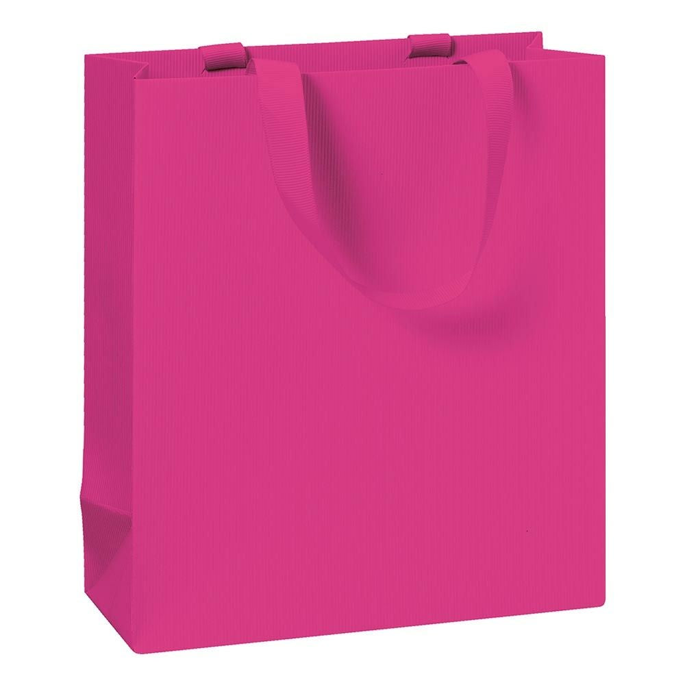 Stewo Geschenktasche One Colour Pink – 180 × 210 × 80 mm – Seilgriff – 1 Stk. – Jubiläum
