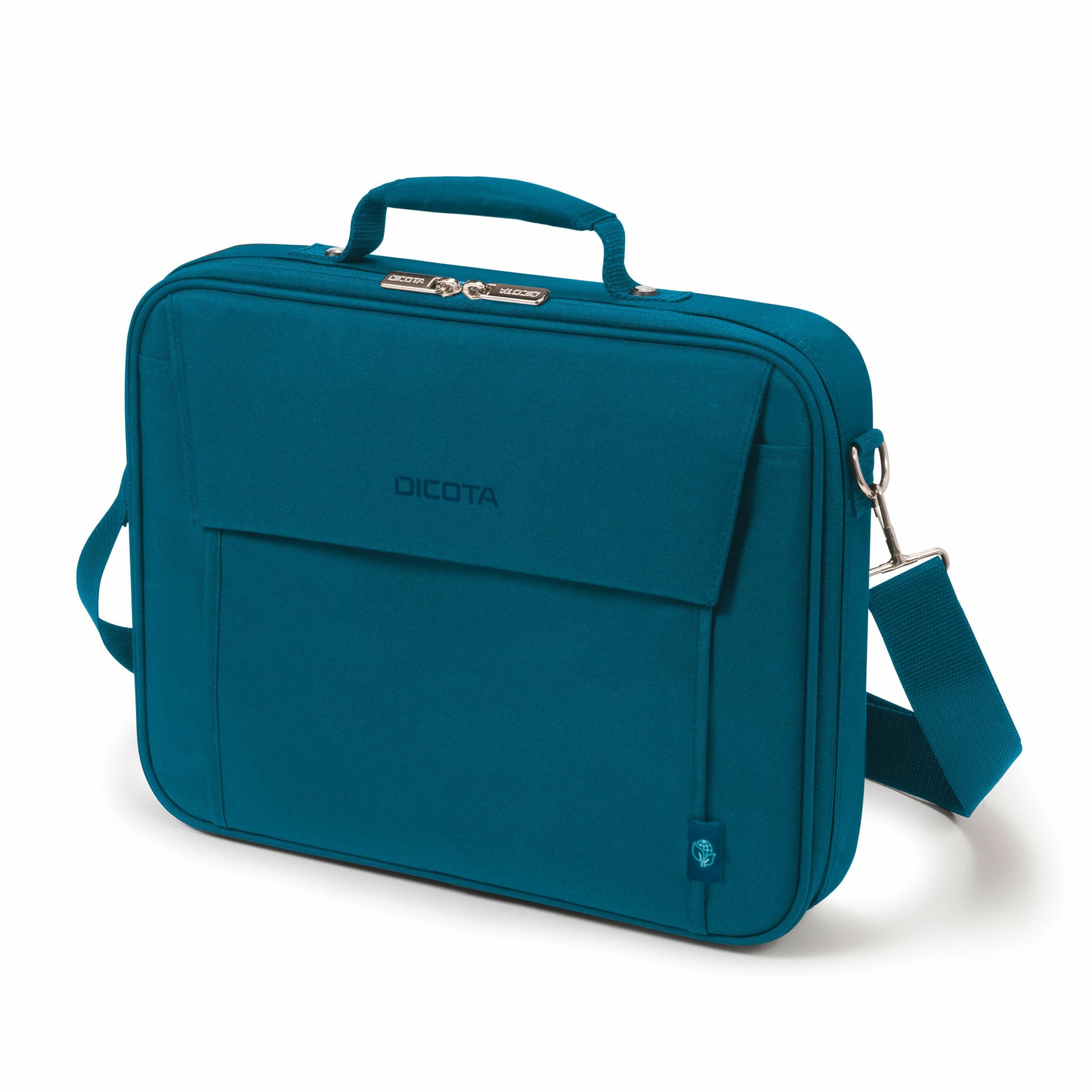 DICOTA Notebook-Tasche bis 15,6" – abnehmbarer Schultergurt, Fronttasche – Blau