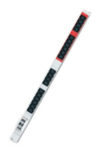Bachmann Rack-PDU – Standard, 2× Leitungsschutzschalter, 1-phasig, Senkrecht 1U, 32 A 230 V, 20×C13, CEE 32A, 3,0 m