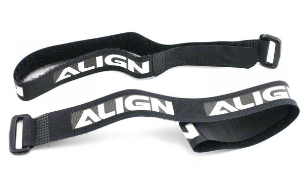 ALIGN Klett-Kabelbinder 340 × 20 mm, schwarz, 2 Stk., für T-Rex 600