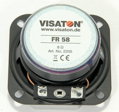 Visaton FR 58 – Breitbandtreiber – 8 Ω, 10 W, 2,3″, Schwarz