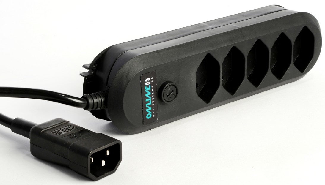 ONLINE USV-Systeme Online USV USV-Steckdosenleiste, 5×T13 – Schwarz
