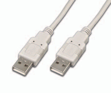 Wirewin USB-A auf USB-A Kabel – USB 2.0 (480 Mbit/s) – 5 m – Magnetisch abgeschirmt – Grau