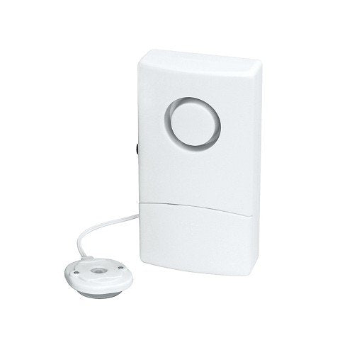 Pentatech WA03 – Wassermelder, Batteriebetrieben (9V), 98 dB – Weiss
