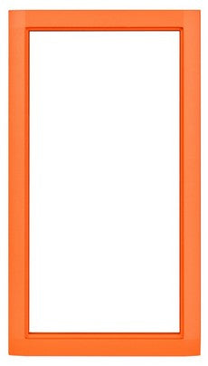2N Safety Rahmen Türklingel-Zubehör – 135×12×243 mm, Orange, für 2N Helios IP Safety, 2N Analog Safety