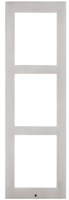 2N IP Verso 3 Modul Montagerahmen – für 2N IP Verso, 2N LTE Verso, 2N Helios IP Verso, 107×28×339 mm, Silber