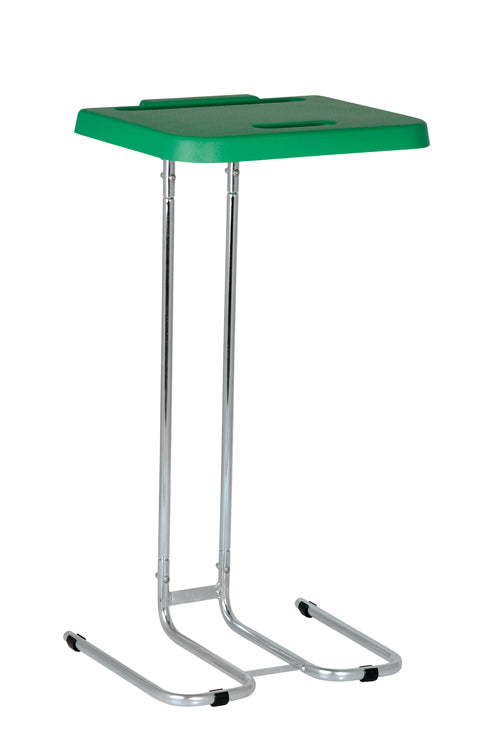 Alba-Krapf Abfallcontainer – 60 l – Stahl, Silber – B × H × T 380 × 725 × 316 mm