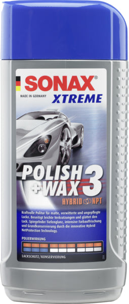 Sonax XTREME Wachs 3 – für Lack – 500 ml – mit Carnaubawachs