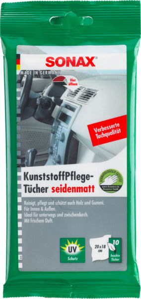 Sonax Kunststoffpflege Tuch, matt – 10 Stk.