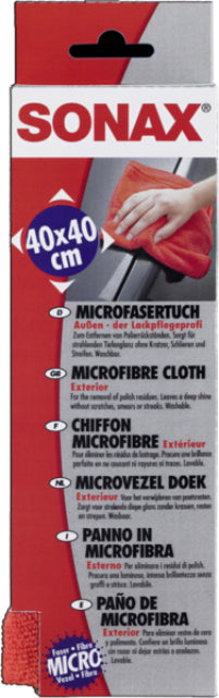 Sonax Mikrofasertuch Aussen – Rot