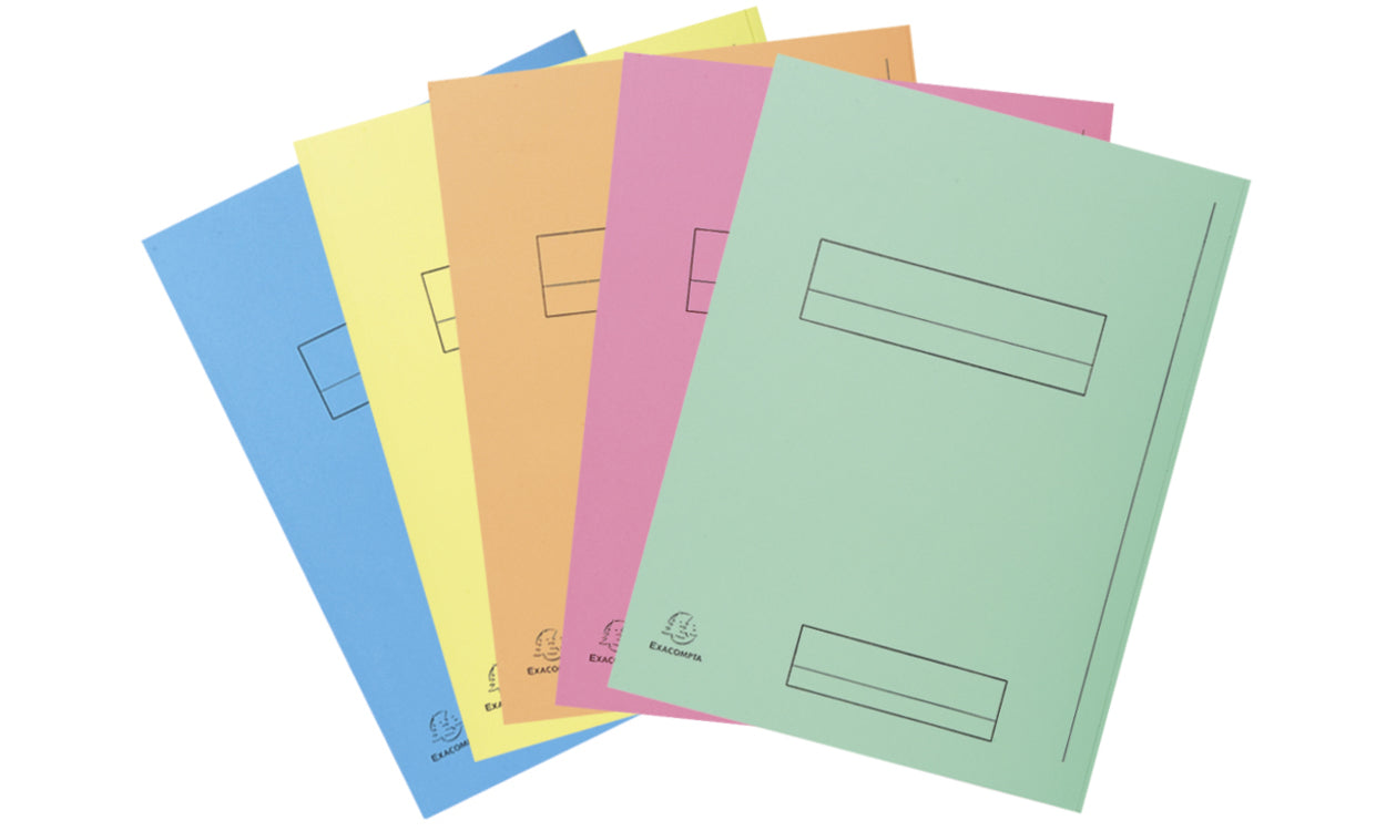 Exacompta Einlagemappe Super 250 A4 – Karton, Mehrfarbig, 50 Stk.
