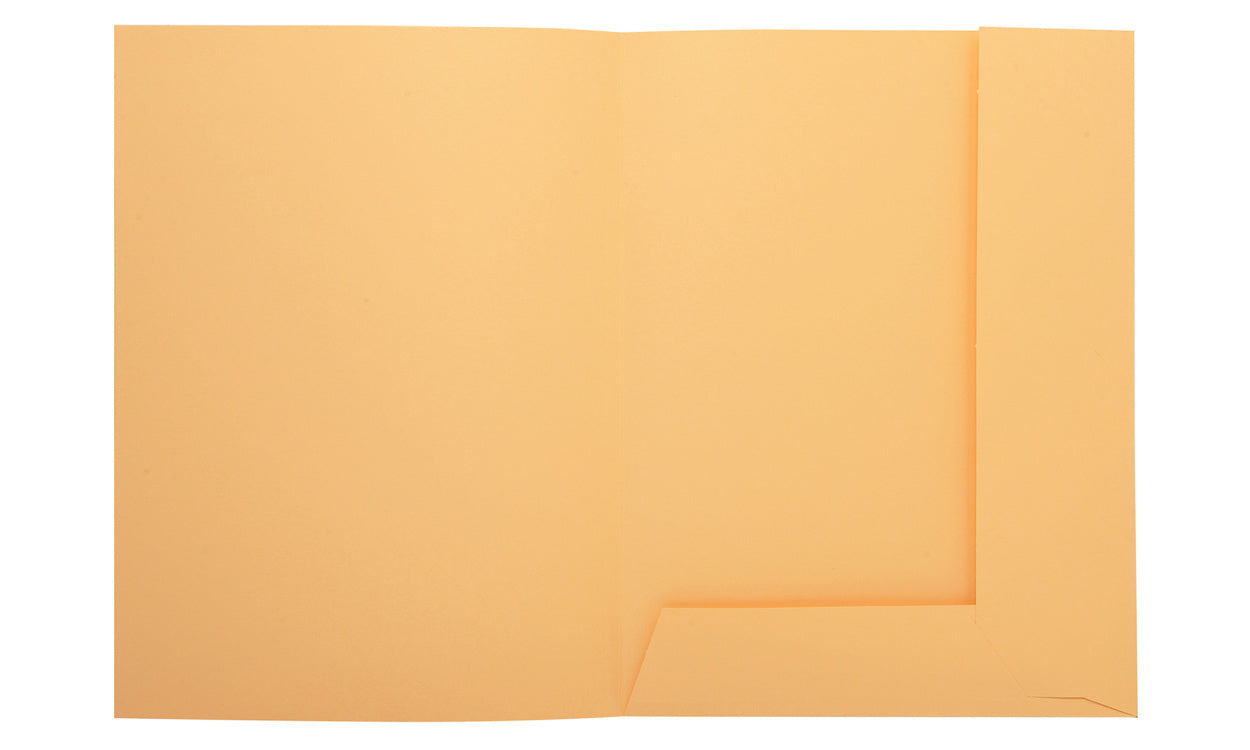 Exacompta Aktendeckel SUPER 250 – A4 – Karton – Chamois – 2 Einschlagklappen 100 mm – 50 Stk.