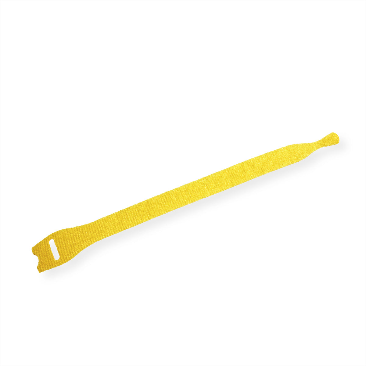 Velcro ONE-WRAP Strap Klettband 20 cm – 10-teilig, mit Lasche, wiederverwendbar, Gelb