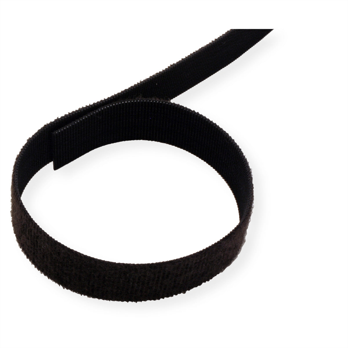 Velcro Klettbandrolle, 20 mm × 25 m, schwarz