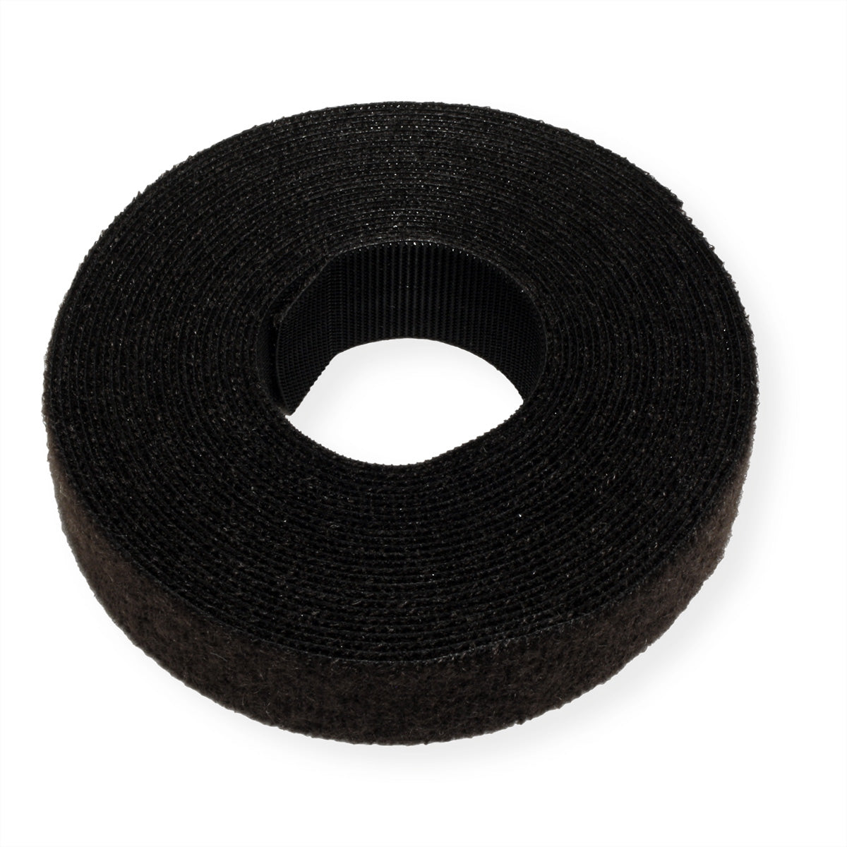 Velcro Klettbandrolle, 20 mm × 25 m, schwarz