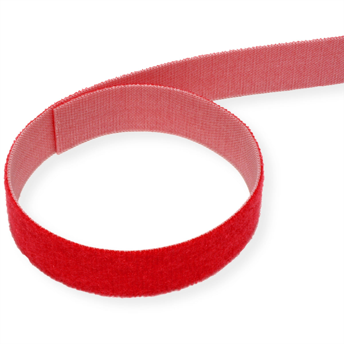 Velcro Klettband, 20 mm × 5 m – Rot