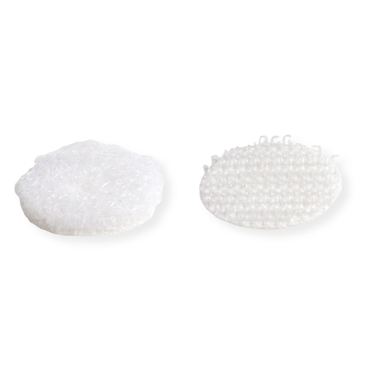 Velcro Selbstklebende Klettpunkte – 16 mm, weiss, 16 Stk.