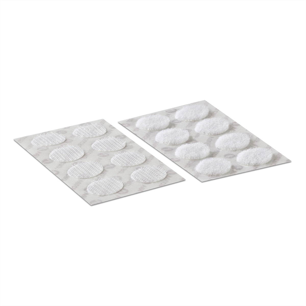 Velcro Selbstklebende Klettpunkte – 16 mm, weiss, 16 Stk.
