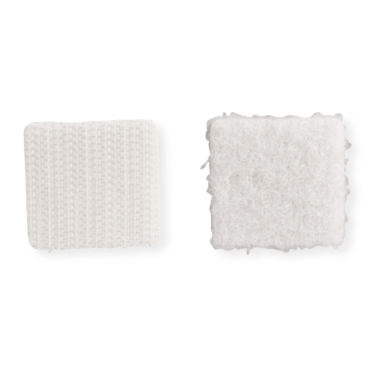 Velcro Klettquadrate – 25 mm × 25 mm, weiss, 24 Stk.