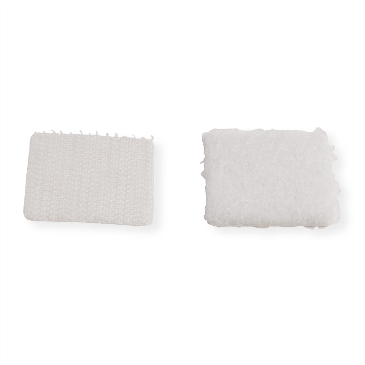 Velcro Klettquadrate – 25 mm × 25 mm, weiss, 24 Stk.