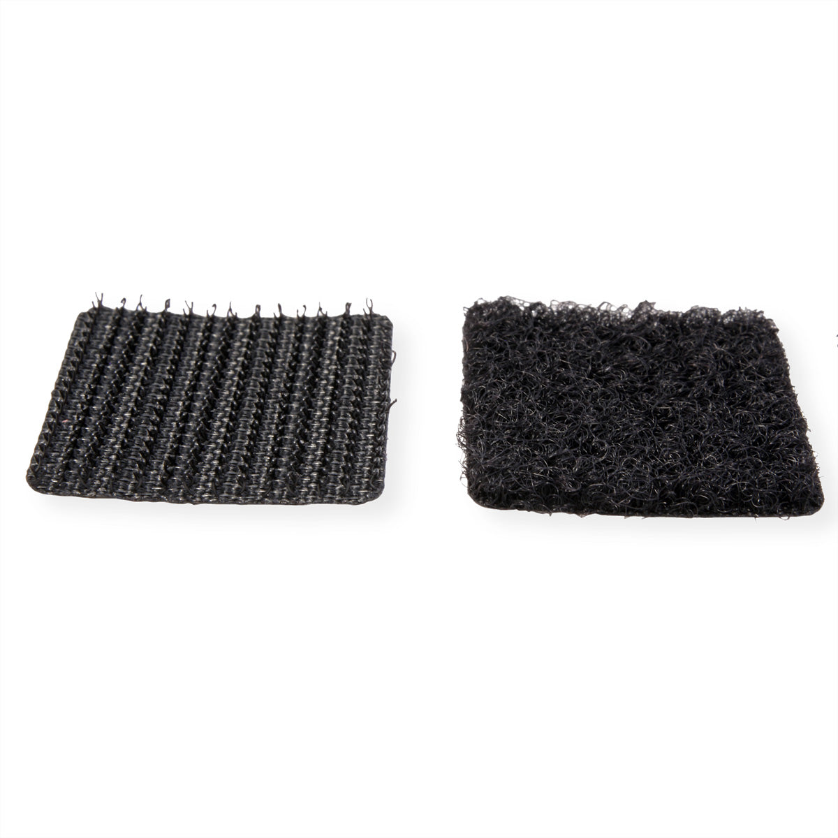 Velcro Klettband selbstklebend – 25 × 25 mm, schwarz, 24 Stk.