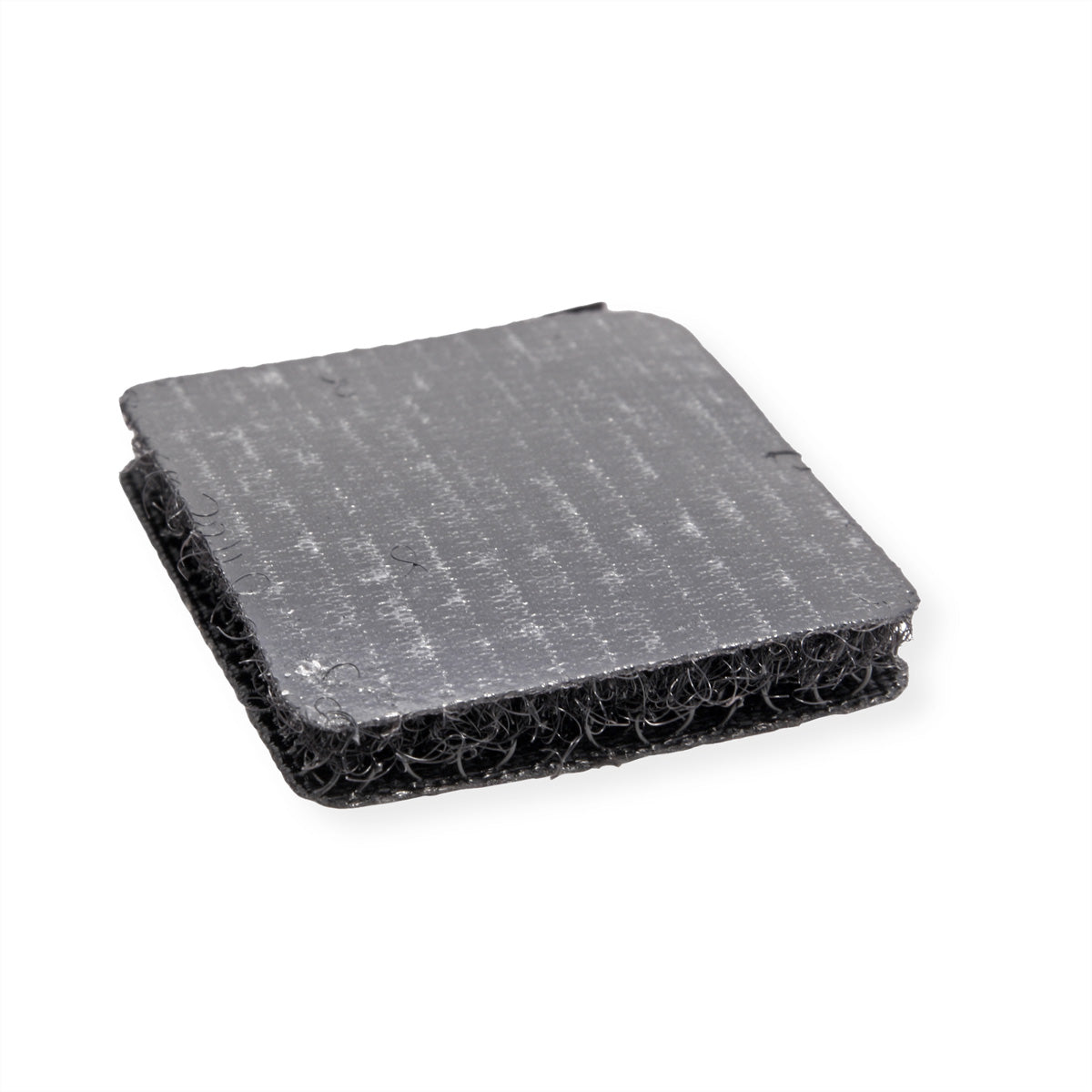 Velcro Klettband selbstklebend – 25 × 25 mm, schwarz, 24 Stk.