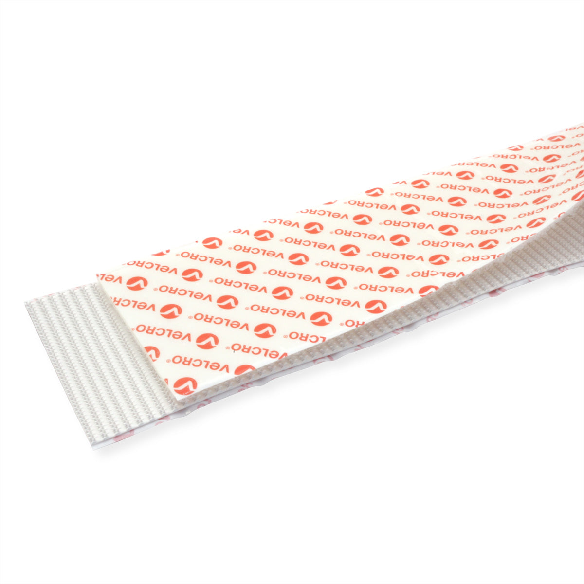 Velcro Klettband extra stark, selbstklebend – 50 mm × 1 m, weiss, 1 Stk.